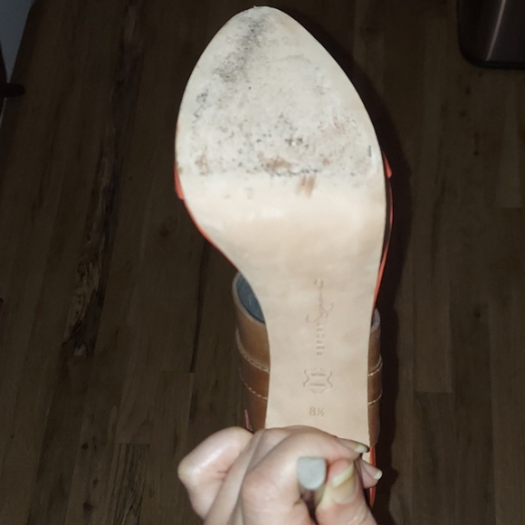 Report Signature peach and tan platform heel - Picture 9 of 11